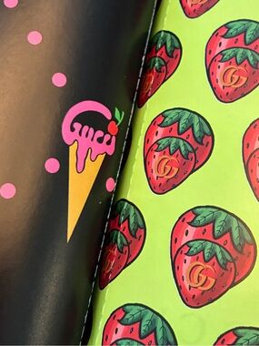 🎁 Gucci Gift Wrapping Paper Holiday Book